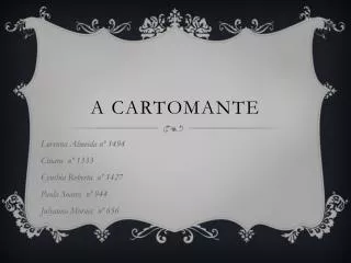 a cartomante
