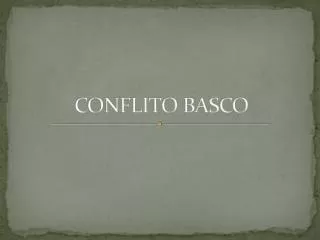 conflito basco