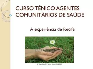 curso t nico agentes comunit rios de sa de