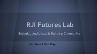 RJI Futures Lab