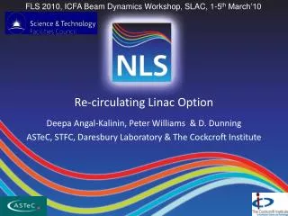 Re-circulating Linac Option
