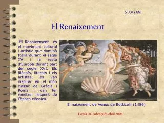 el renaixement