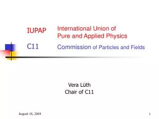 IUPAP C11