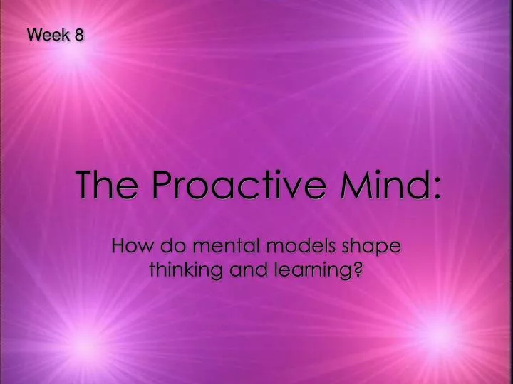 the proactive mind