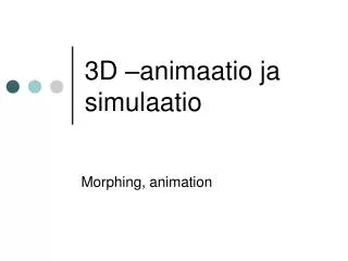 morphing animation