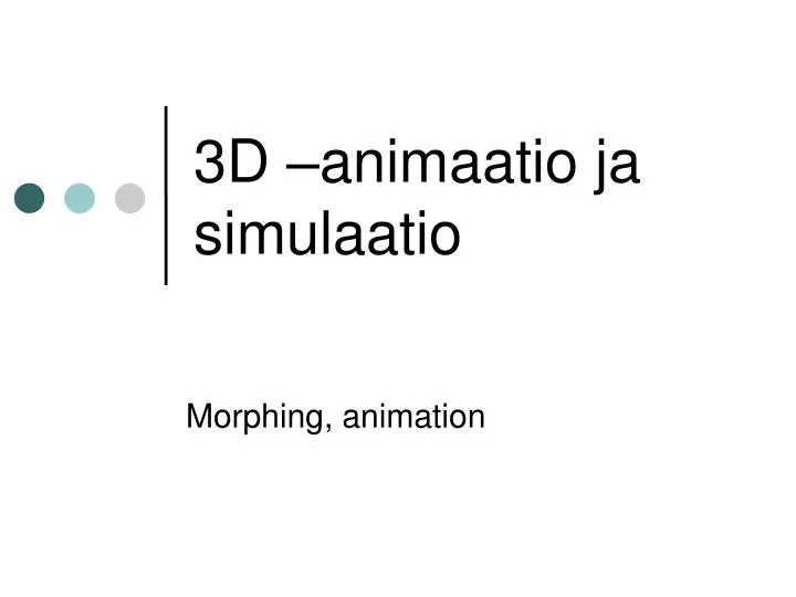 morphing animation