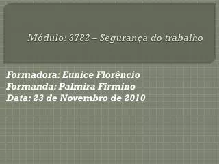 m dulo 3782 seguran a do trabalho