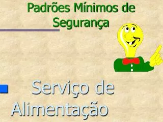 padr es m nimos de seguran a