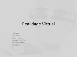 realidade virtual