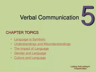 Verbal Communication