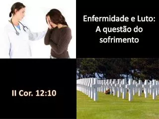 enfermidade e luto a quest o do sofrimento