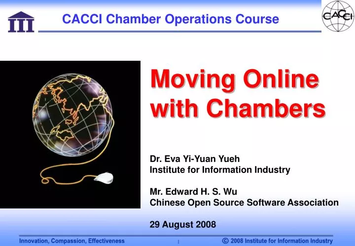 moving online with chambers