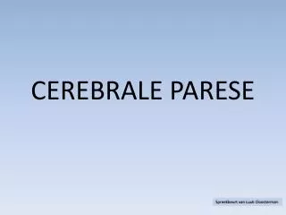 cerebrale parese