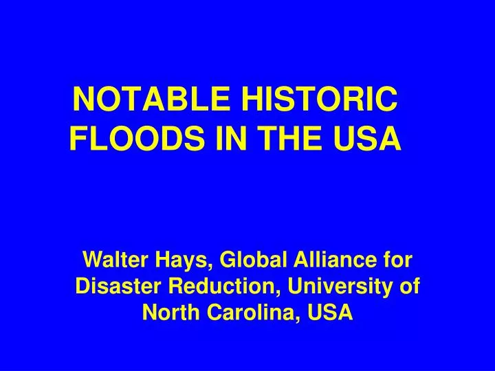 notable historic floods in the usa