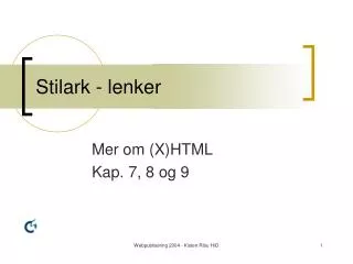 stilark lenker