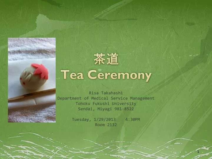 tea ceremony