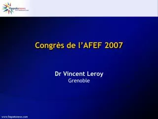 congr s de l afef 2007