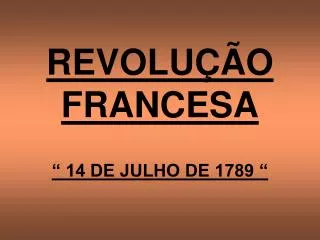 revolu o francesa