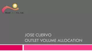 Jose Cuervo Outlet volume allocation