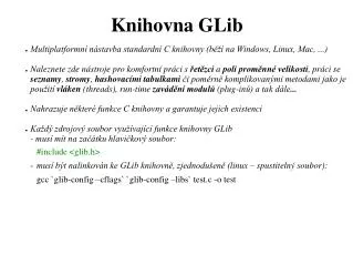 knihovna glib