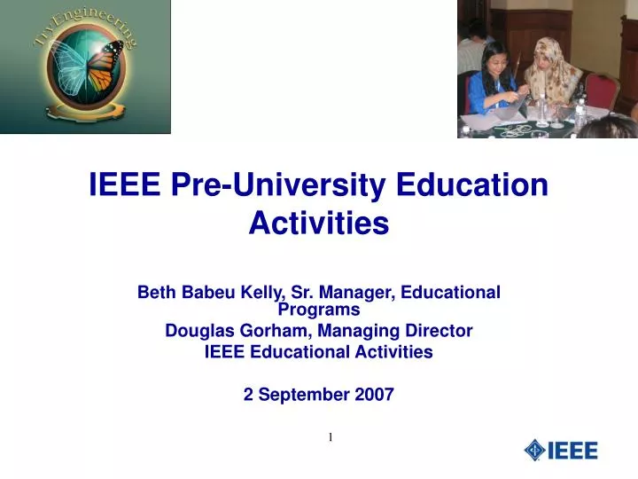 ieee pre university education activities