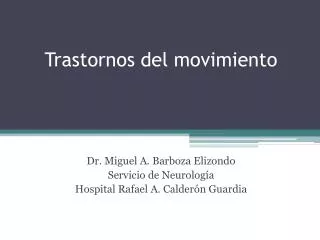 trastornos del movimiento