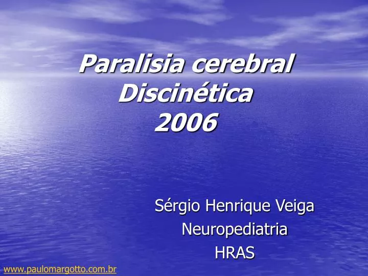 paralisia cerebral discin tica 2006