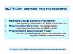 Upgraded Charge Sensitive Preamplifier - slide 1