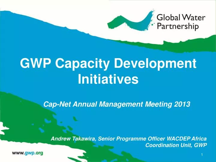 gwp capacity development initiatives