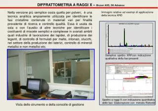 diffrattometria a raggi x bruxer axs d8 advance