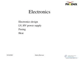 Electronics