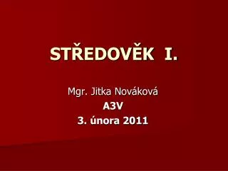 st edov k i