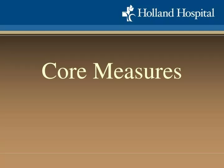 core measures