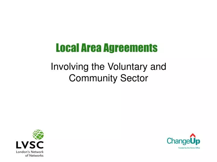local area agreements