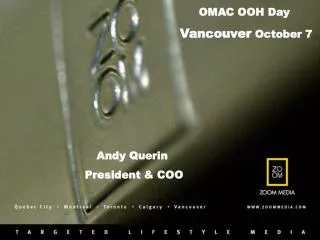 OMAC OOH Day Vancouver October 7
