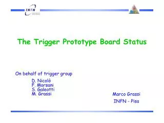 the trigger prototype board status