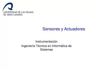 sensores y actuadores