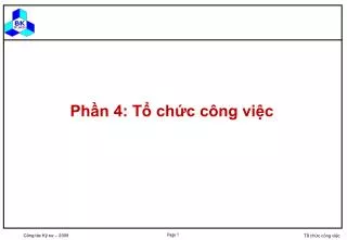 ph n 4 t ch c c ng vi c