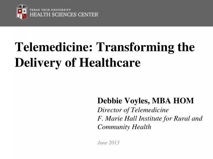 telemedicine transforming the delivery of healthcare