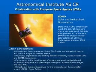 Astronomical Institute AS CR