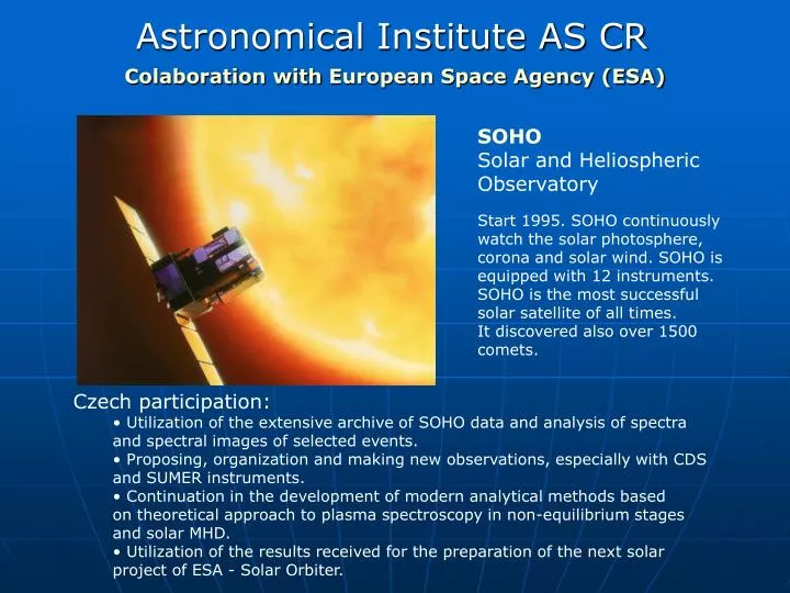 astronomical institute as cr