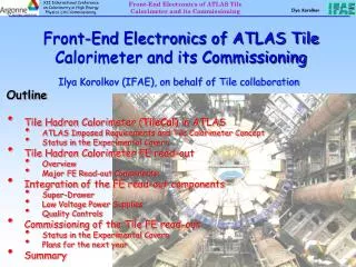 Front-End Electronics of ATLAS Tile Calorimeter and its Commissioning