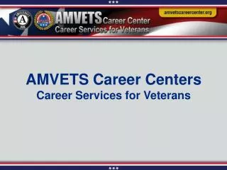 Career Services for Veterans