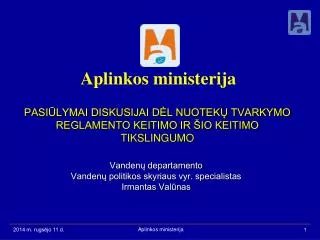 aplinkos ministerija