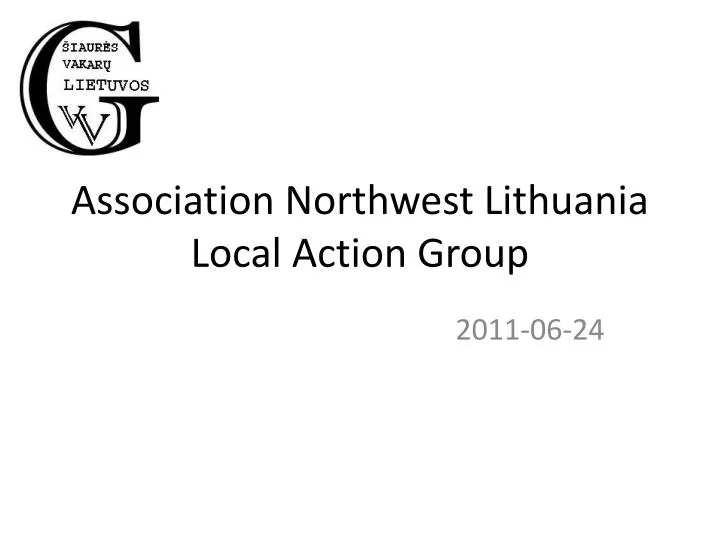 association northwest lithuania local action group
