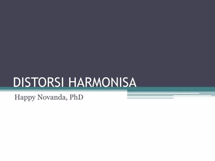 distorsi harmonisa