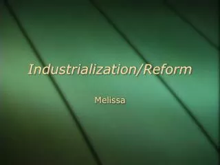 industrialization reform