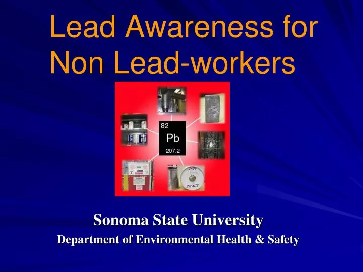 lead awareness for non lead workers