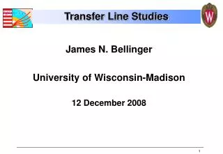 Transfer Line Studies