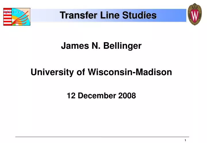 transfer line studies